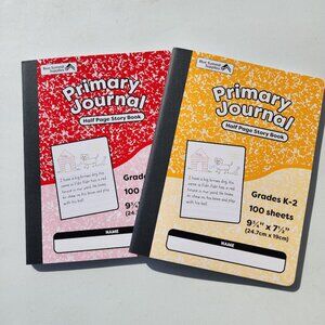 2X Primary Composition Notebook Grades K-2 Primary Journal Grades Writing Draw